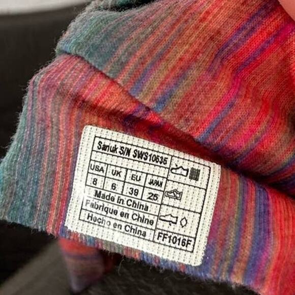 Sanuk Yoga Sling Back Thong Sandals Sz 8 - Picture 6 of 7